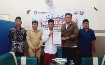 Pendaftaran Tahapan Pilkades Merembu Resmi Dibuka, Ahmad Habibi Tancap Gas Daftar Hari Pertama