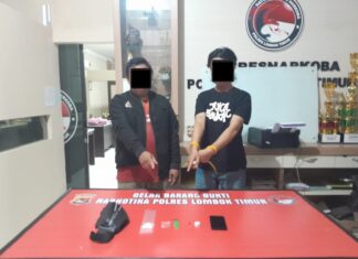 Operasi Dini Hari di Selong, Polisi Sita 10,96 Gram Sabu dan Amankan Empat Orang
