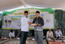 Bupati Lotim Pastikan Jalan Sakra-Pengonong Dikerjakan, Pesan Haul Ulama Jadi Penguat Masyarakat