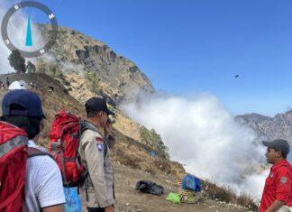 Tekan Risiko Kebakaran di Gunung Rinjani, Polisi dan TNGR Pantau Aktivitas Pendaki
