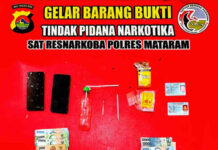 Sasar Ampenan Hingga Lingsar, Polresta Mataram Amankan 7 Terduga Narkoba Termasuk Dua Residivis