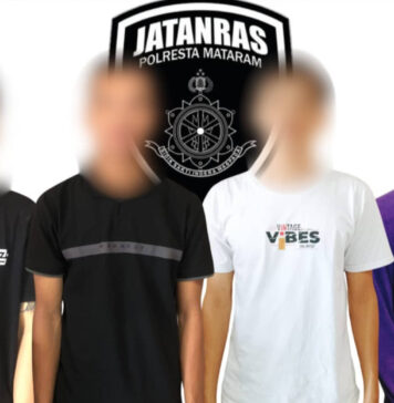 Empat Pemuda Diduga Aniaya Warga di Mataram Dibekuk, Airsoftgun Beretta M84 Disita