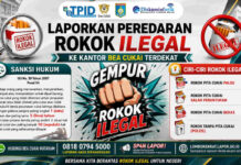 Laporkan Peredaran Rokok Ilegal ke Kantor Bea Cukai Terdekat!