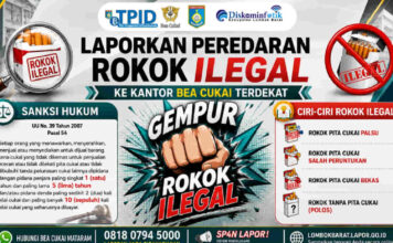 Laporkan Peredaran Rokok Ilegal ke Kantor Bea Cukai Terdekat!
