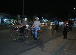 Gowes Sambil Pantau Keamanan, Kapolda NTB Singgah di Poskamling Mataram