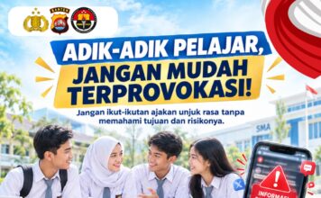 Polda Banten Dorong Pelajar Lebih Cerdas Bermedia Sosial, Jangan Asal Ikut Ajakan