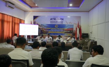 Kanwil BPN NTB Laksanakan Monitoring dan Evaluasi PTSL Tahun 2026 di Kantah Kabupaten Sumbawa 