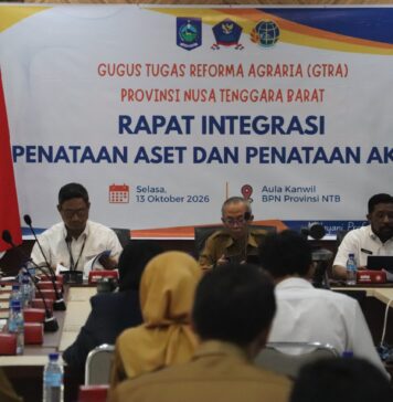 Kanwil BPN NTB Perkuat Sinergi Penataan Aset dan Akses melalui Rapat Integrasi GTRA Bersama Pemerintah Provinsi NTB