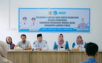 GOW Lombok Timur Buka Peluang Kemandirian Difabel Lewat Pelatihan Melukis Kaos